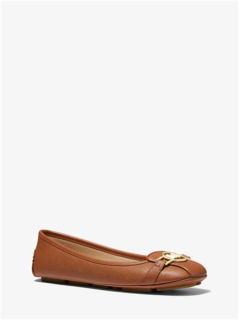 Tracee Saffiano Leather Moccasin 